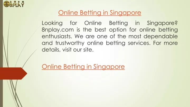 online betting in singapore