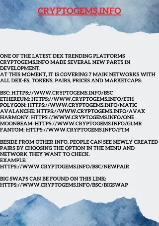 cryptogems info