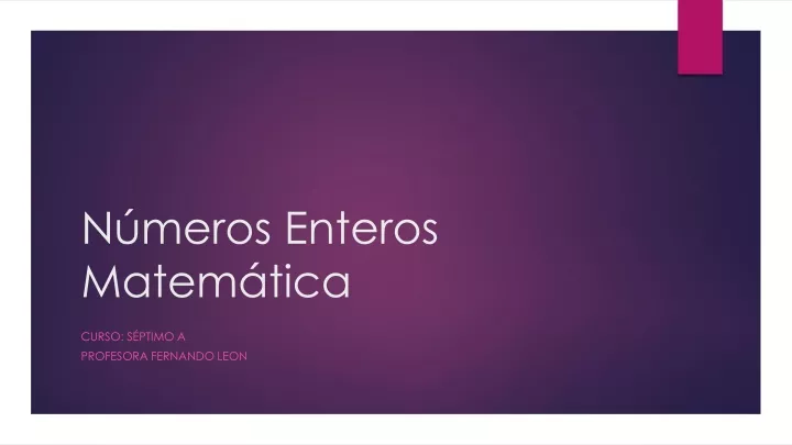 n meros enteros matem tica