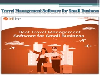 Travel Management Software for Small Business