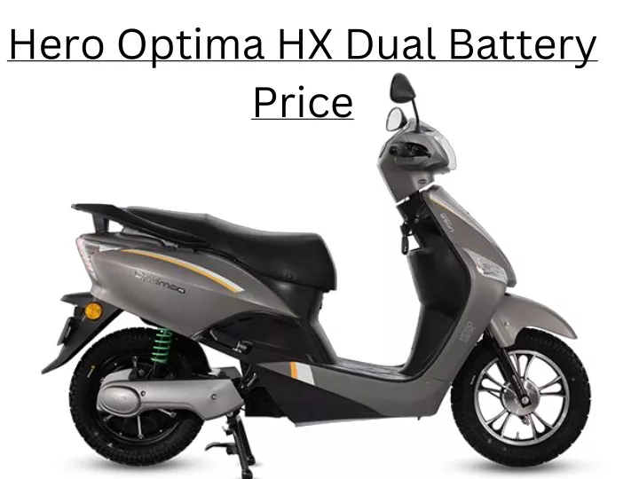 hero optima hx dual battery price