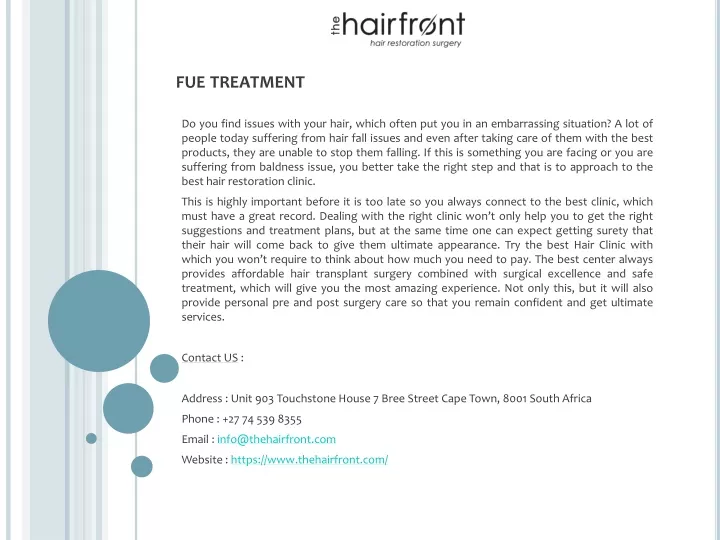 fue treatment