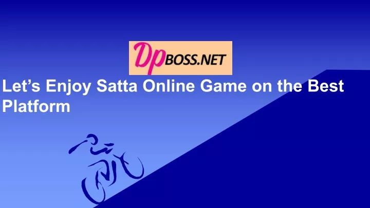 let s enjoy satta online game on the best platform