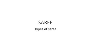 saree types of saree