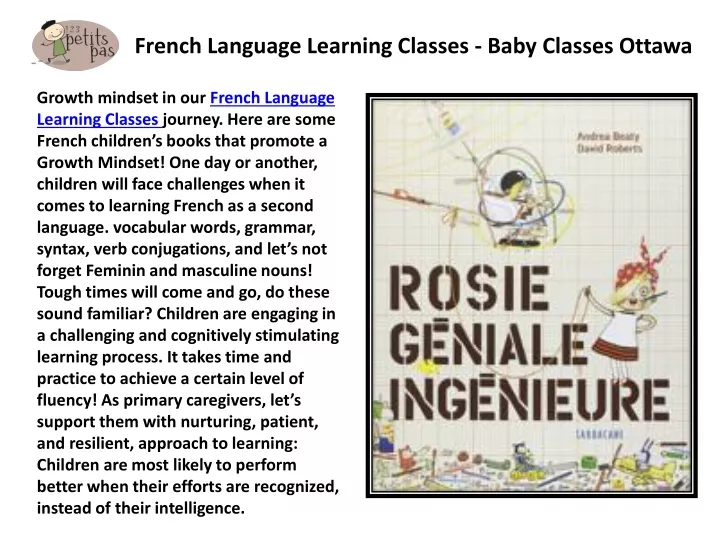 french language learning classes baby classes
