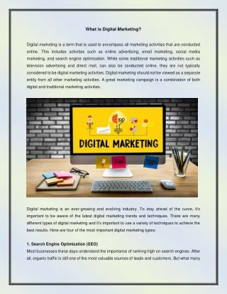 What is Digital Marketing