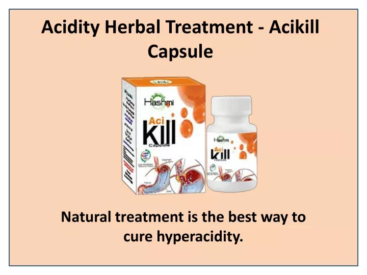 acidity herbal treatment acikill capsule