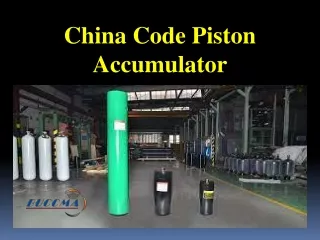 china code piston accumulator