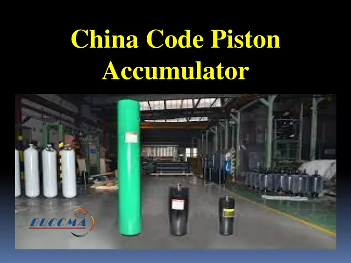 china code piston accumulator