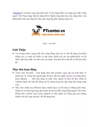 ptcenter l website cung