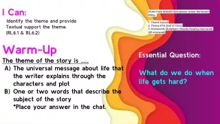 if you have missed class please review the lesson