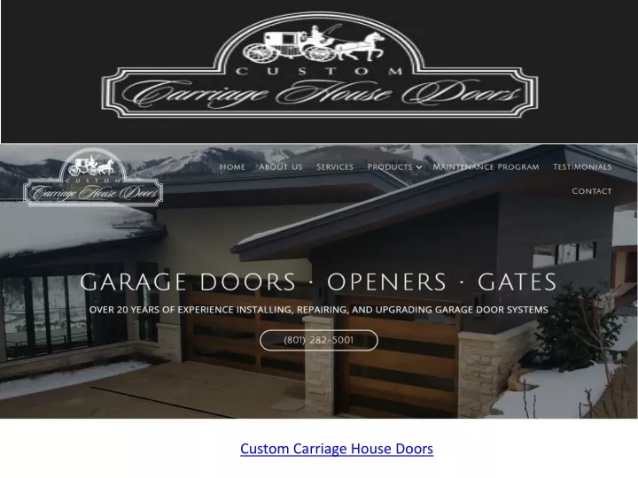 custom carriage house doors