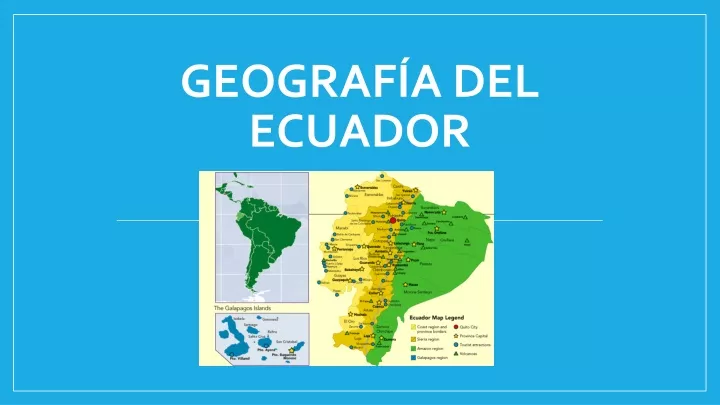 geograf a del ecuador