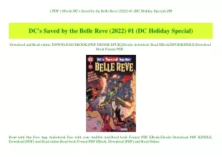 { PDF } Ebook DC's Saved by the Belle Reve (2022) #1 (DC Holiday Special) ZIP
