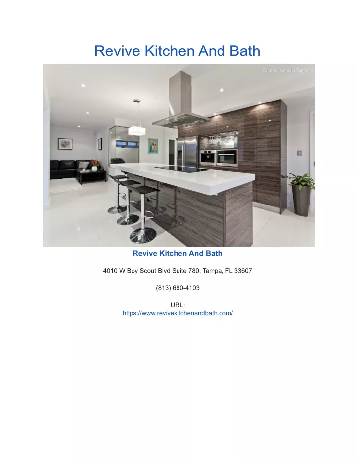 revive kitchen and bath