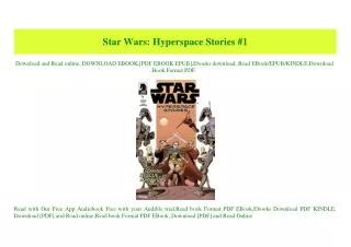 (READ-PDF!) Star Wars Hyperspace Stories #1 ZIP