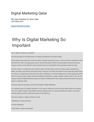 digital marketing qatar