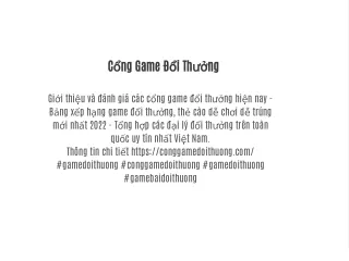 c ng game i th ng
