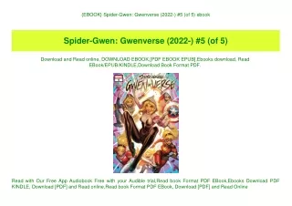 {EBOOK} Spider-Gwen Gwenverse (2022-) #5 (of 5) ebook