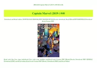 [READ] Captain Marvel (2019-) #40 [R.A.R]