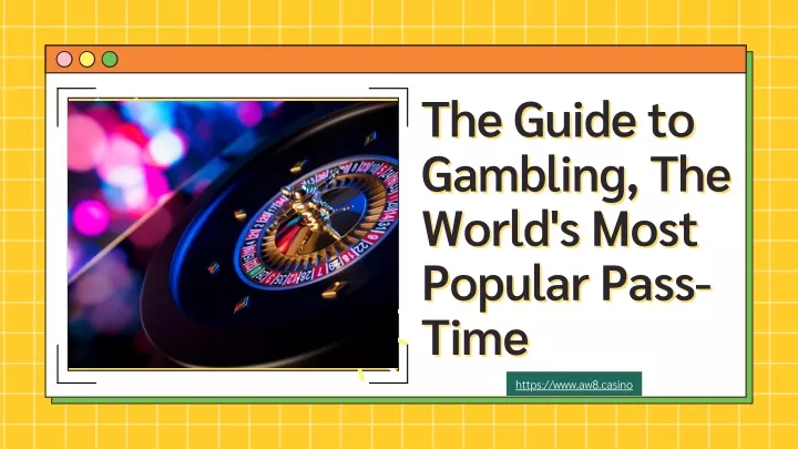 the guide to the guide to gambling the gambling