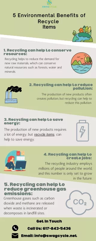 5 environmental benefits of recycle items