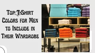 Best T-Shirt Colors Every Man Should Have In His Wardrobe