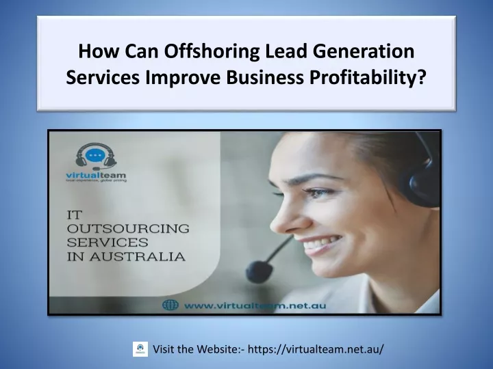 how can offshoring lead generation services improve business profitability