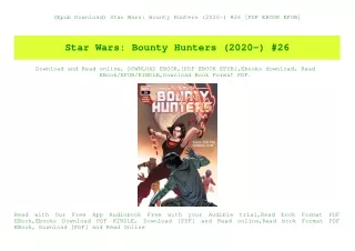 (Epub Download) Star Wars Bounty Hunters (2020-) #26 [PDF EBOOK EPUB]