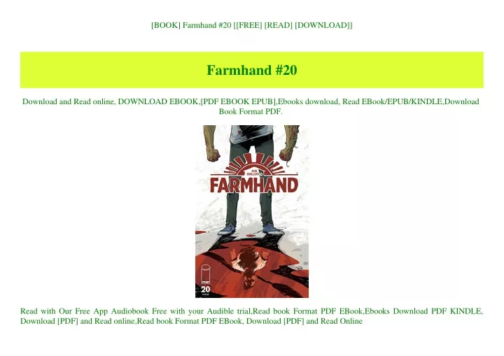 book farmhand 20 free read download
