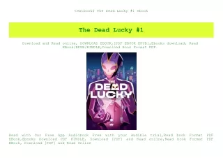 textbook$ The Dead Lucky #1 ebook