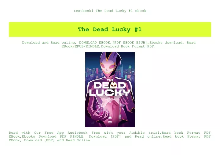 textbook the dead lucky 1 ebook