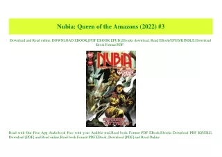 (READ-PDF!) Nubia Queen of the Amazons (2022) #3 download ebook PDF EPUB