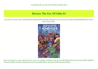 {mobiePub} Beware The Eye Of Odin #3 Online Book