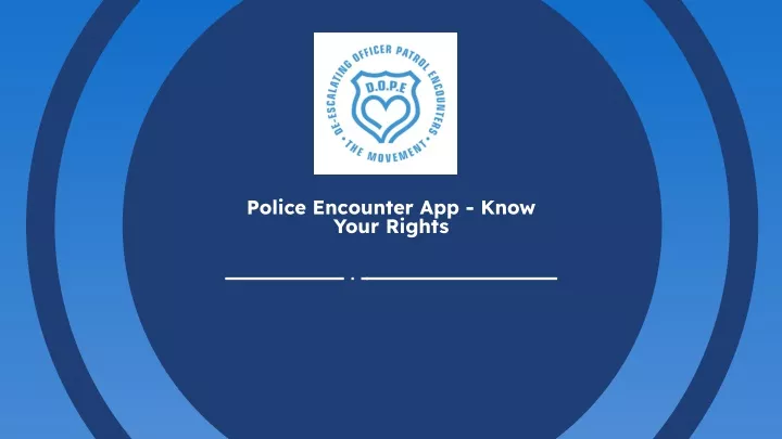 police encounter app know your rights