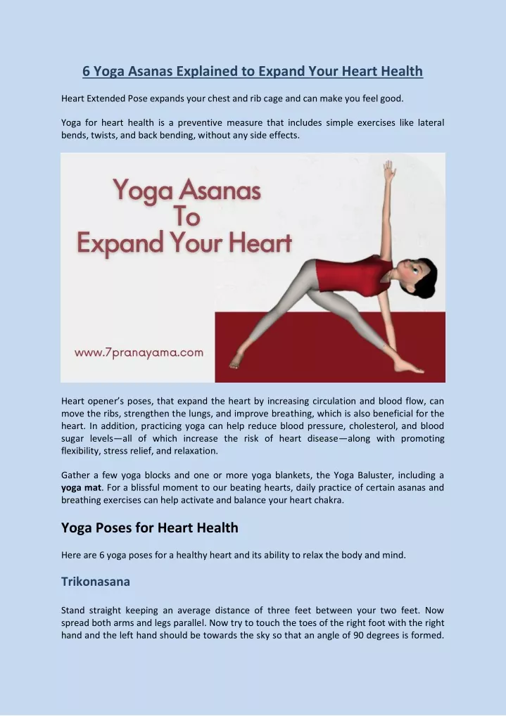 6 yoga asanas explained to expand your heart