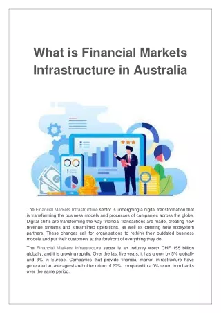 What is Financial Markets Infrastructure In Australia