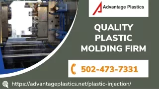Quality Plastic Molding Firm | Top Manufacturer | Advantage Plastics
