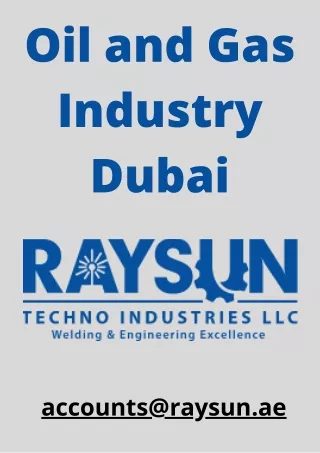 Oil and Gas Industry Dubai