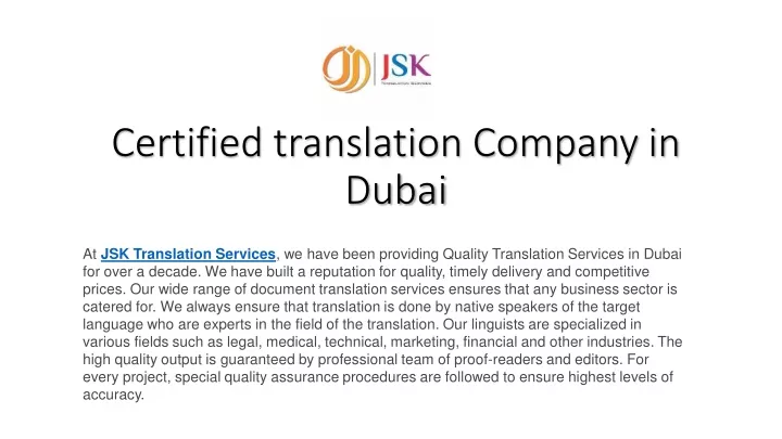 certified translation company in dubai