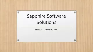 sapphire software solutions
