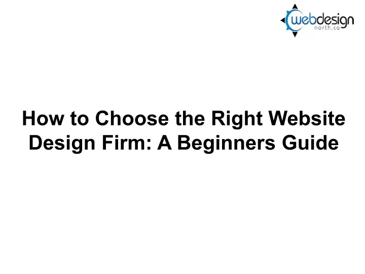 how to choose the right website design firm