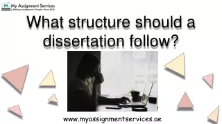 dissertation help UAE | My Assignment Services