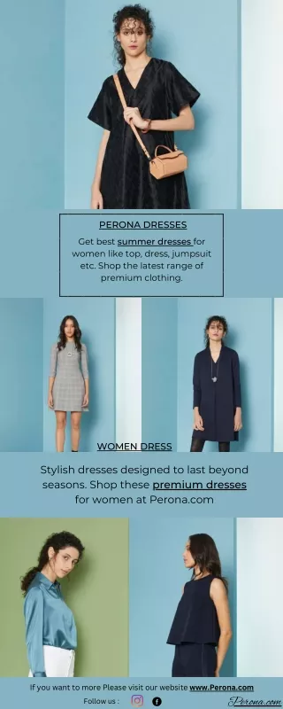 Premium Dresses For Women | Perona