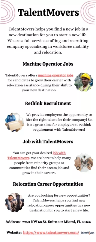 Job With TalentMovers