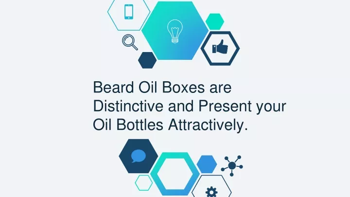 beard oil boxes are distinctive and present your