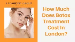How Much Does Botox Treatment Cost In London?