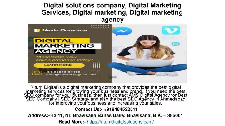 digital solutions company digital marketing