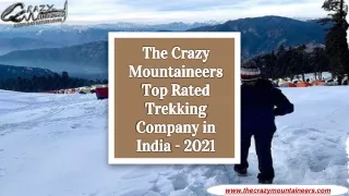 The Crazy Mountaineers | Top Rated Trekking Company in India - 2021