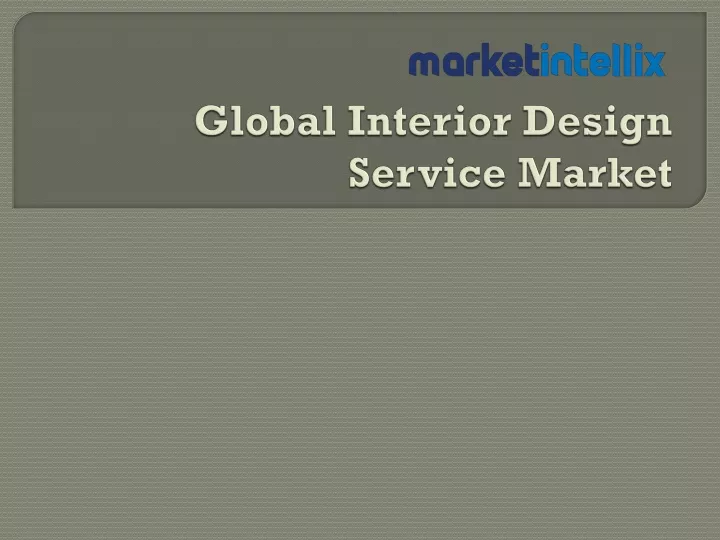 global interior design service market